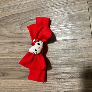 Hello Kitty Red Bow Stretchy Headband